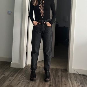 NEW Rag & Bone Maya High-Rise Slim - Black Originally 225.00